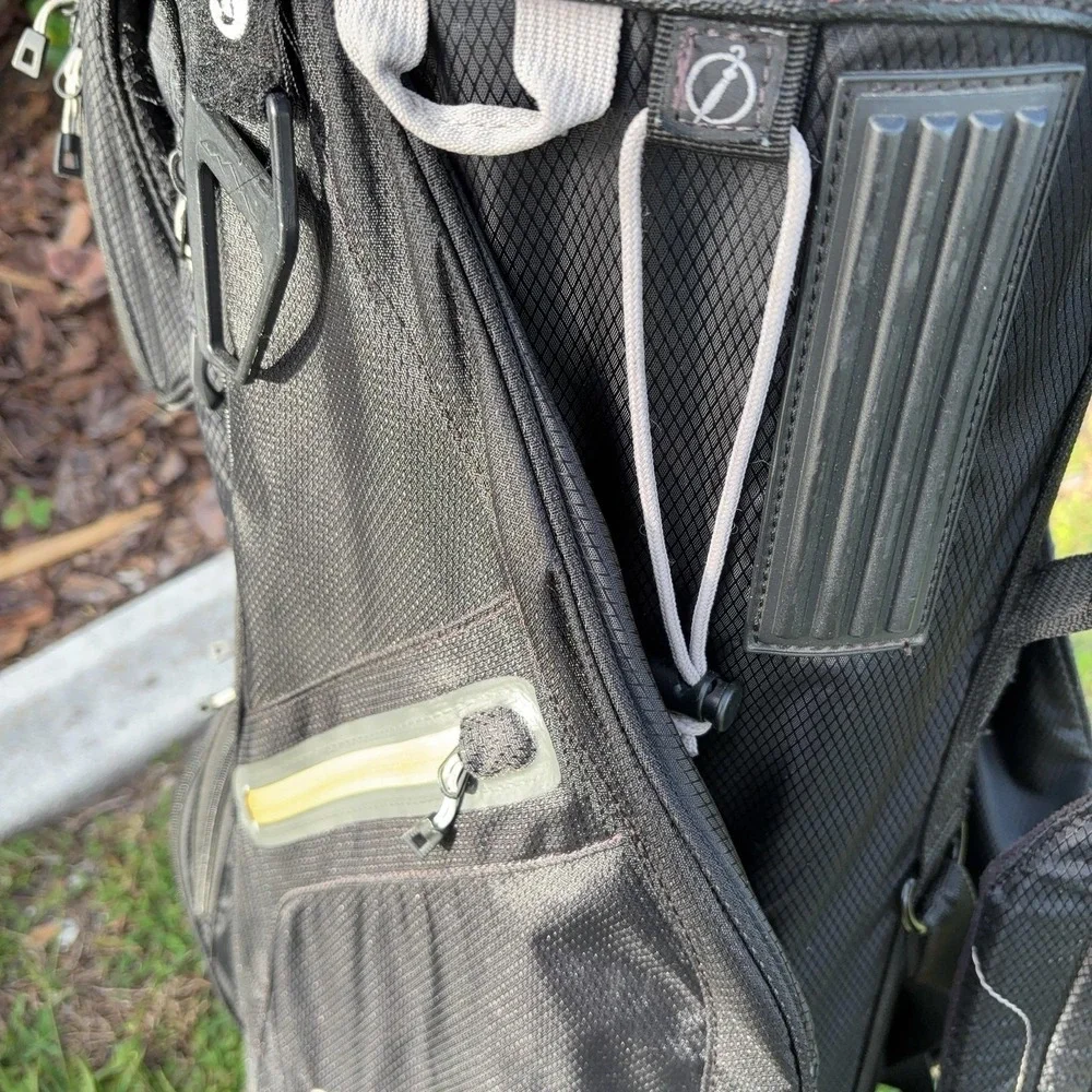 Sun Mountain Golf Cart Bag Mens Large Black 14-Way Divider Wuskowhan Pockets